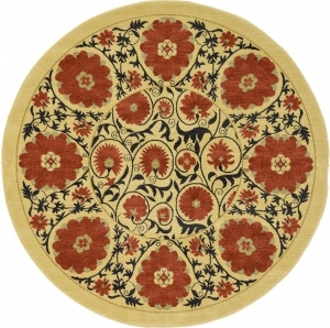 圆形古典欧式地毯-ID:4007482