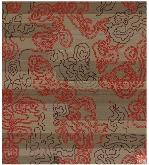 水墨抽象系列地毯--可以任意更改尺寸和颜色还有材质-ID:4008154