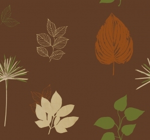 现代植物图案花纹壁纸-ID:4013664
