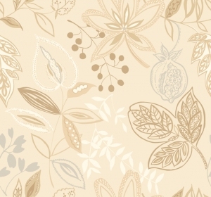 现代植物图案花纹壁纸-ID:4015016