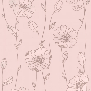 现代植物图案花纹壁纸-ID:4015468