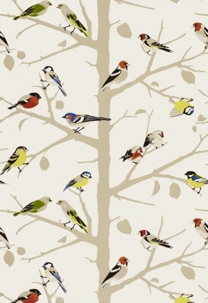 Animal And Plant Pattern Wallpaper