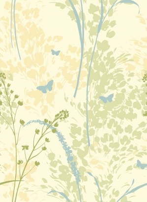 现代植物图案花纹壁纸-ID:4016522