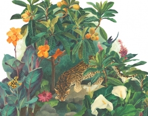 现代植物图案花纹壁纸-ID:4016842