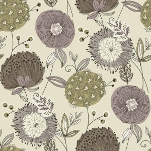 现代植物图案花纹壁纸-ID:4016907