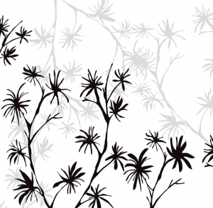 现代植物图案花纹壁纸-ID:4016937
