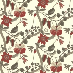 现代植物图案花纹壁纸-ID:4017291