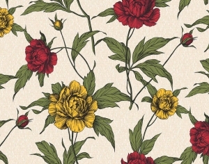 现代植物图案花纹壁纸-ID:4017419