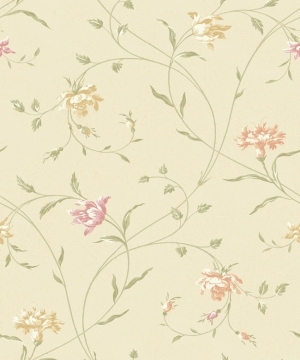 现代植物图案花纹壁纸-ID:4017896