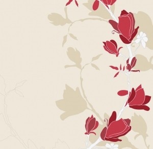 现代植物图案花纹壁纸-ID:4018015