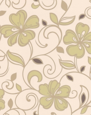 现代植物图案花纹壁纸-ID:4018406