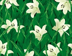 现代植物图案花纹壁纸-ID:4018420