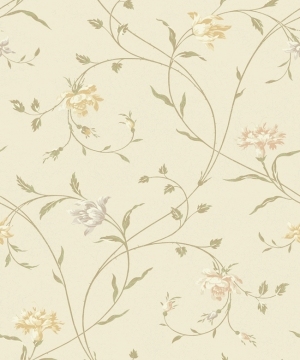 现代植物图案花纹壁纸-ID:4018516