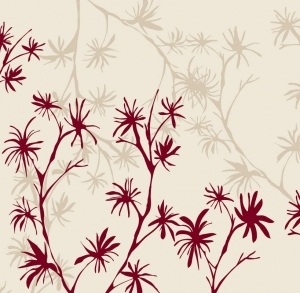现代植物图案花纹壁纸-ID:4018729
