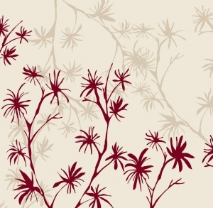 Animal And Plant Pattern Wallpaper