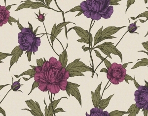 现代植物图案花纹壁纸-ID:4018861