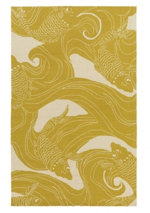 黄色中式地毯贴图素材-ID:4021003