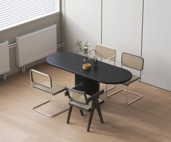 Modern Dining Table And Chairs-ID:781063081