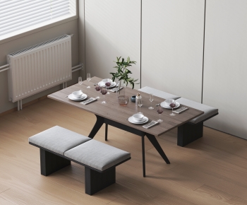 Modern Dining Table And Chairs-ID:123568064