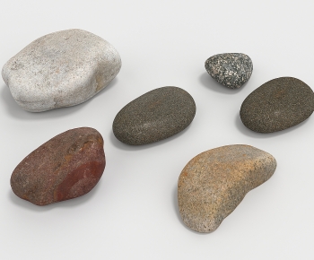 现代鹅卵石 石头-ID:205492022