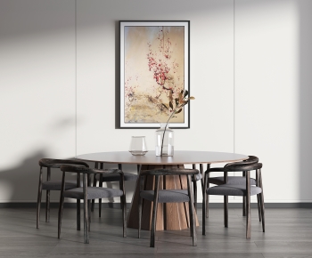 New Chinese Style Dining Table And Chairs-ID:545331958