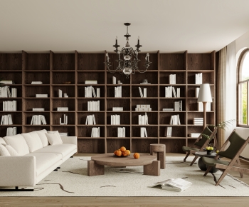 Wabi-sabi Style A Living Room-ID:614187963