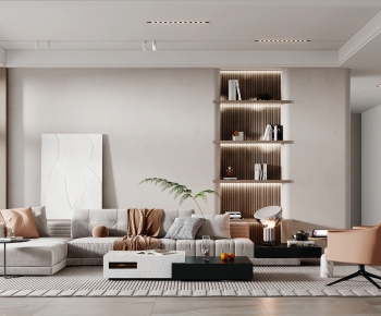 Modern A Living Room-ID:635255109