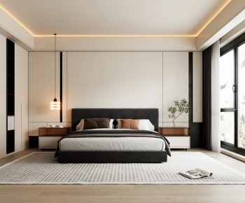 Modern Wabi-sabi Style Bedroom-ID:467571023