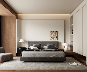 Modern Wabi-sabi Style Bedroom-ID:514606958