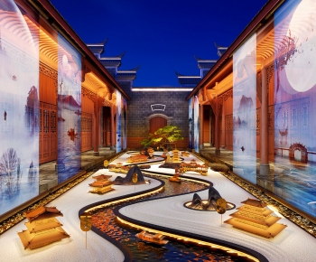 New Chinese Style Courtyard/landscape-ID:816035035