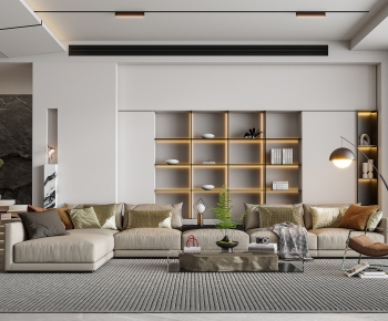 Modern A Living Room-ID:974091051