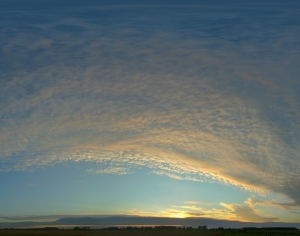 全景天空-日落-ID:402487711