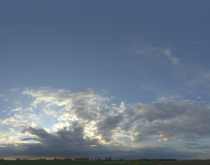 全景天空-日落-ID:298240643