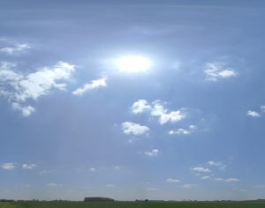 全景天空-蓝天少云-ID:4036356