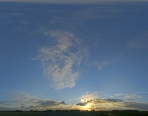 全景天空-日落-ID:712344385