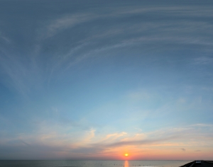 全景天空-日落-ID:380983264