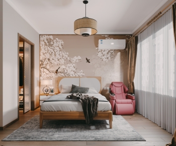 New Chinese Style Bedroom-ID:693305027