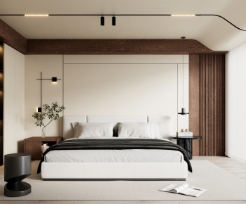 Modern Wabi-sabi Style Bedroom-ID:180943972