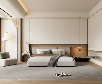 Modern Wabi-sabi Style Bedroom-ID:890877961