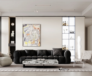 Modern A Living Room-ID:683331013