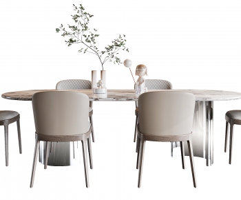 Modern Dining Table And Chairs-ID:410036095