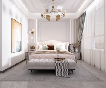 French Style Bedroom-ID:664218906