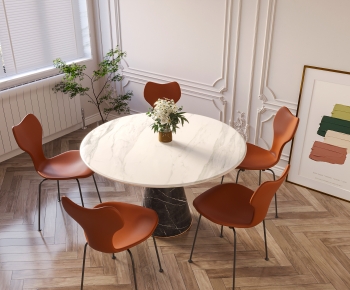 Modern Dining Table And Chairs-ID:361578945