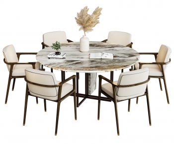 Modern Dining Table And Chairs-ID:672705898