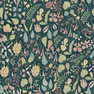 现代植物花纹壁纸-ID:5129574