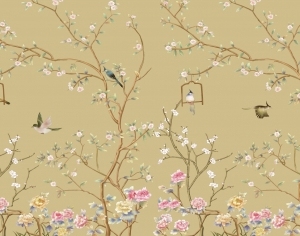 新中式花鸟装饰壁画-ID:5136236