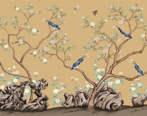 新中式花鸟装饰壁画-ID:5136237