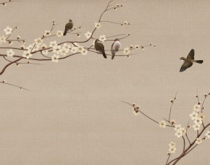 新中式花鸟装饰壁画-ID:5136251