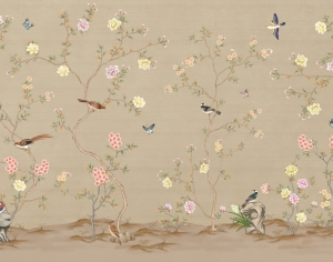 新中式花鸟壁画-ID:137197027