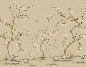 新中式花鸟壁画-ID:5136287